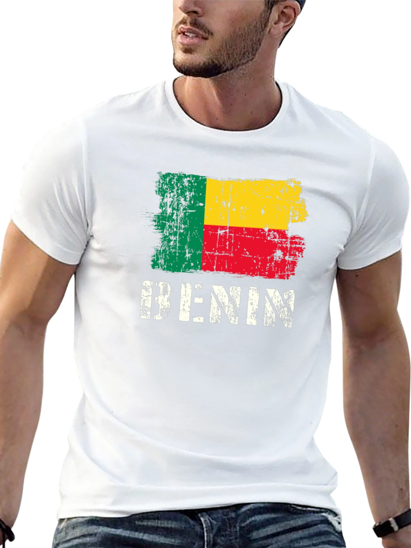Benin Flag Graphic T-Shirt