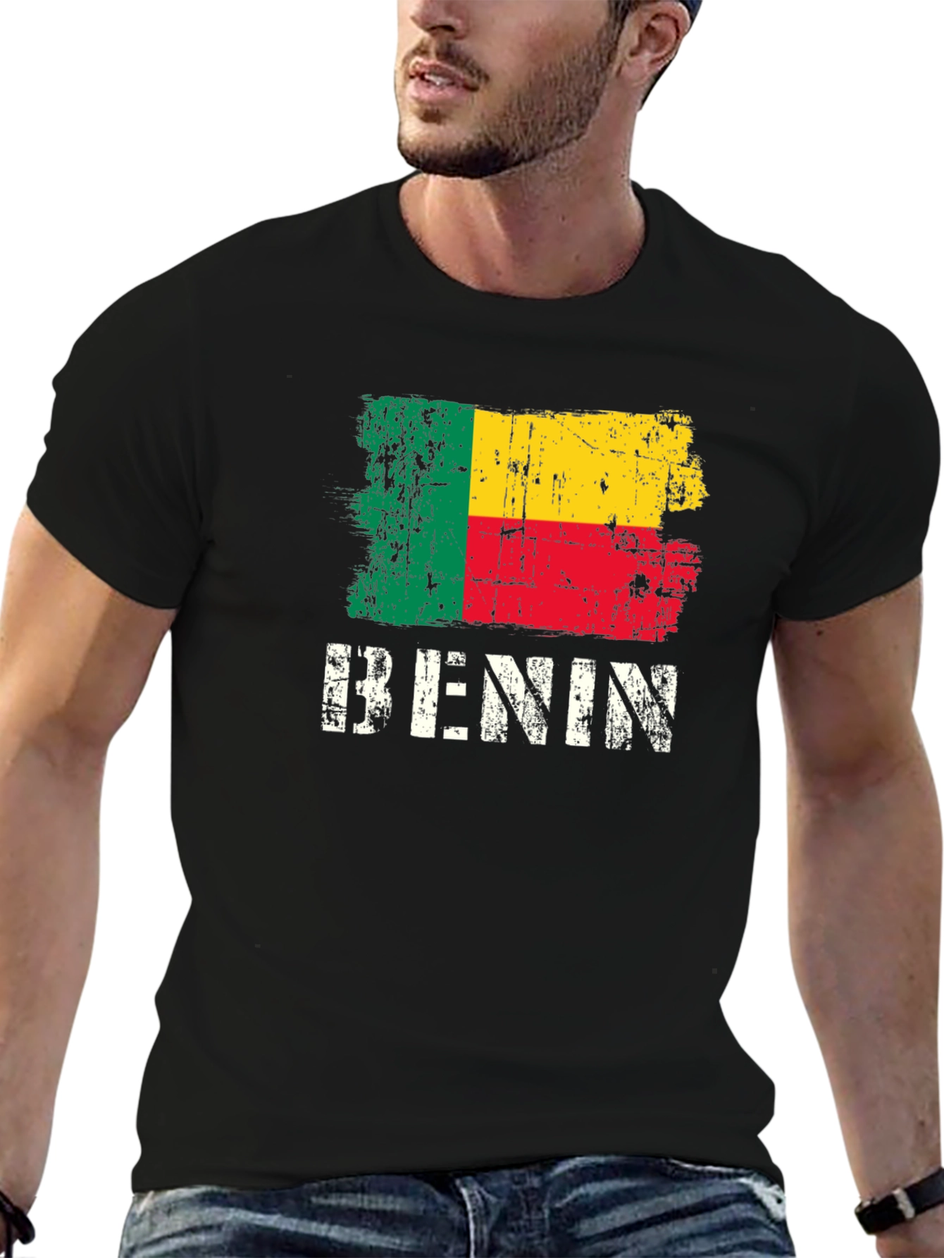 Benin Flag Graphic T-Shirt