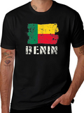 Benin Flag Graphic T-Shirt