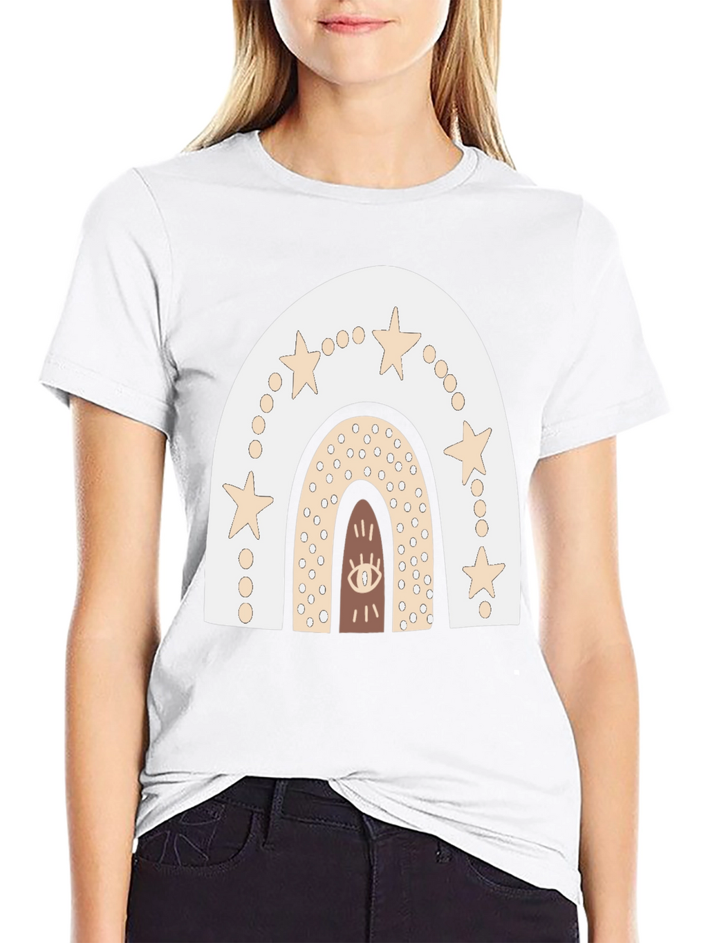 Boho Rainbow Graphic Tee