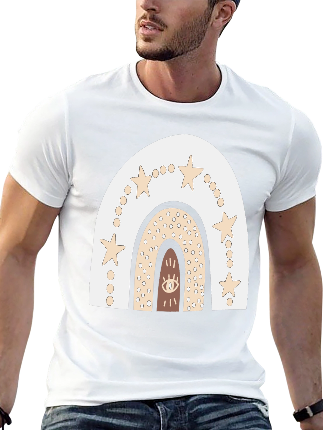Boho Rainbow Graphic Tee
