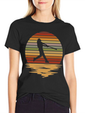 Baseball Silhouette Graphic Tee