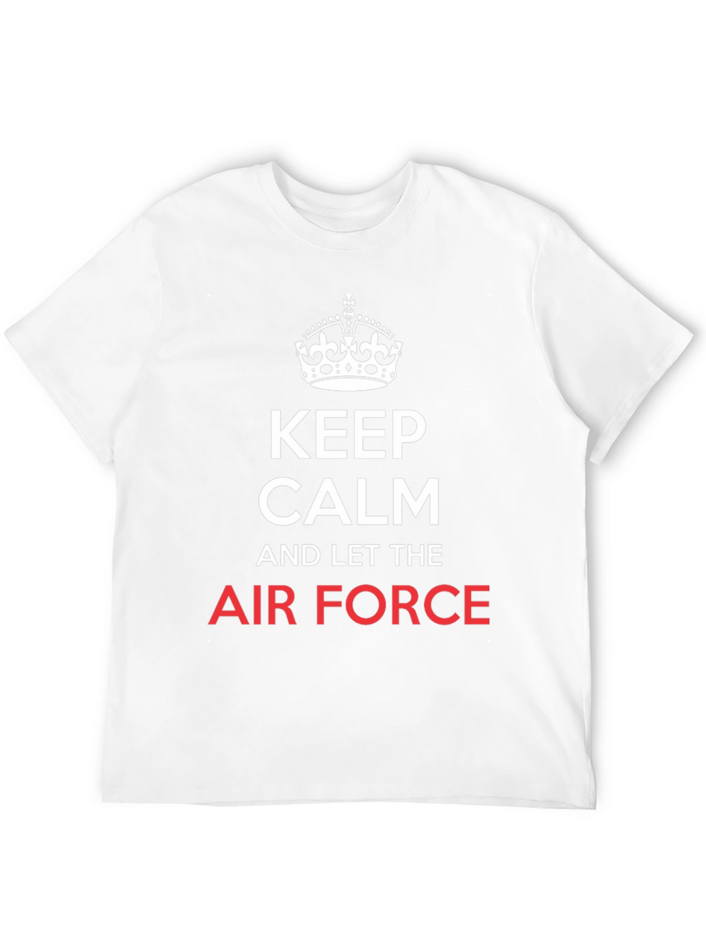 Keep Calm Air Force Black T-Shirt