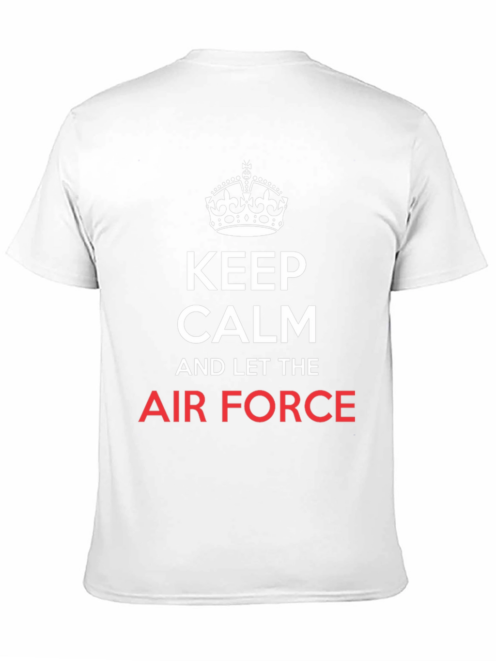 Keep Calm Air Force Black T-Shirt