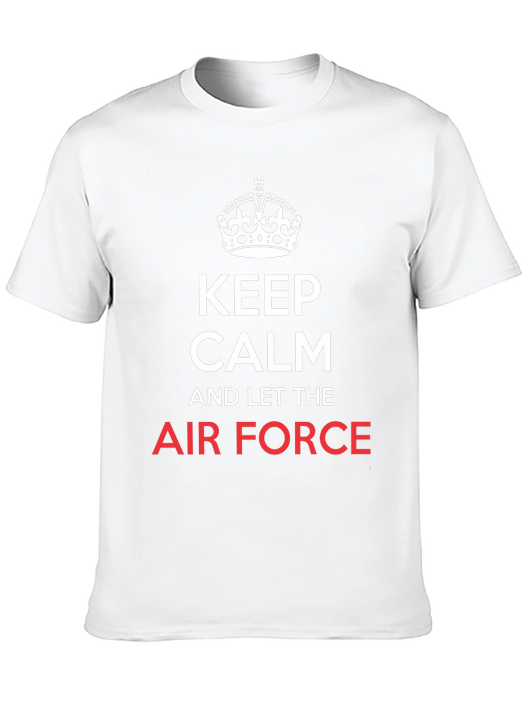 Keep Calm Air Force Black T-Shirt