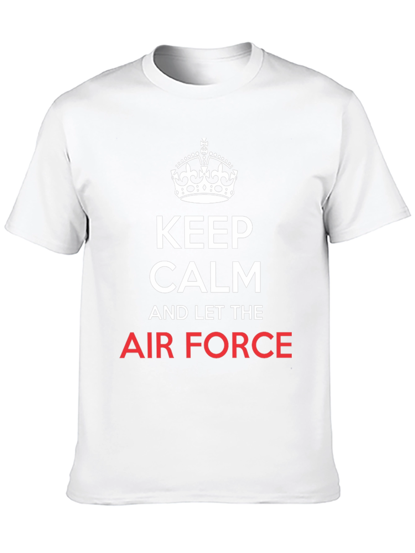 Keep Calm Air Force Black T-Shirt