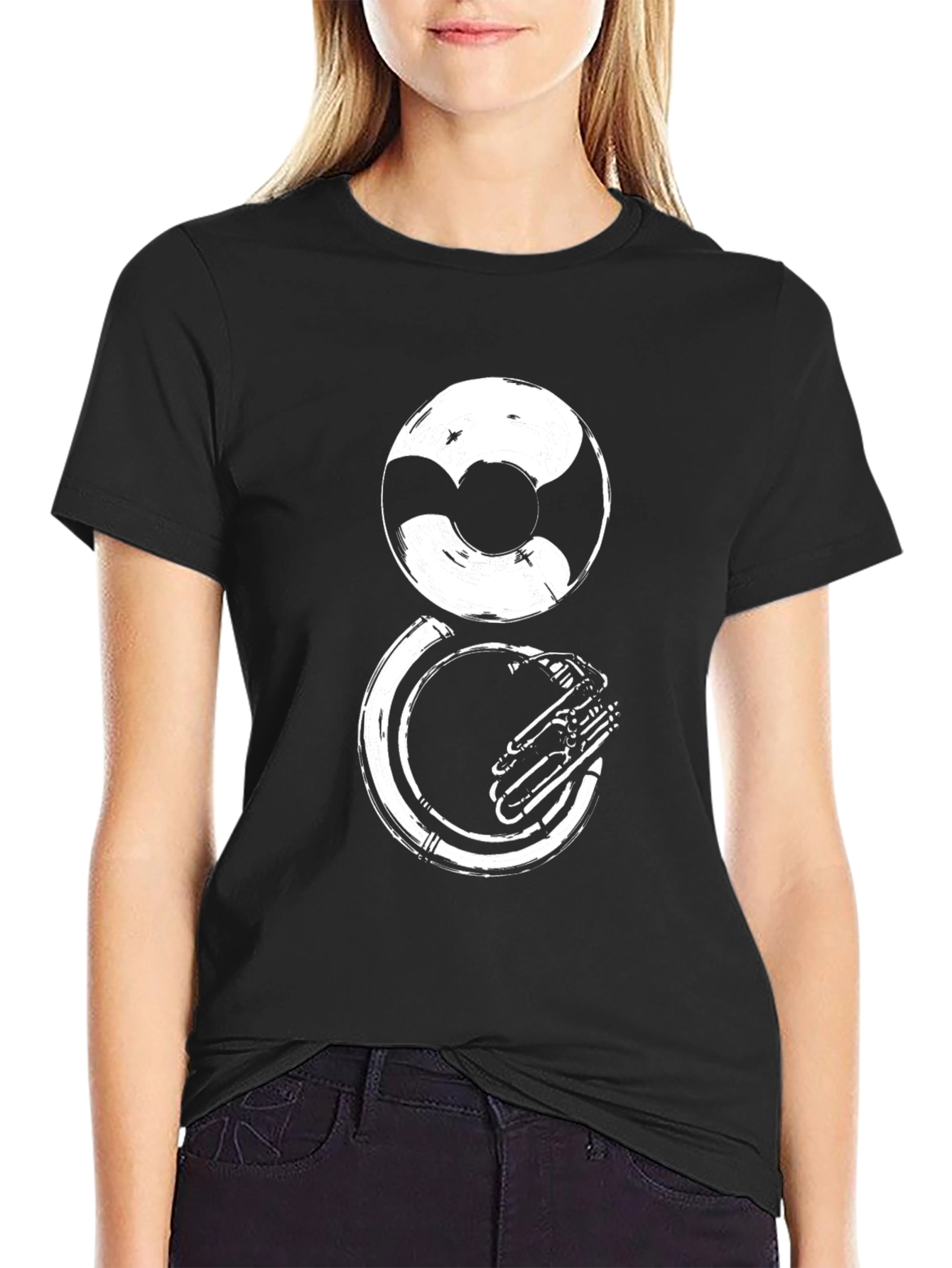 Sousaphone Graphic Tee - Musical Instrument T-Shirt