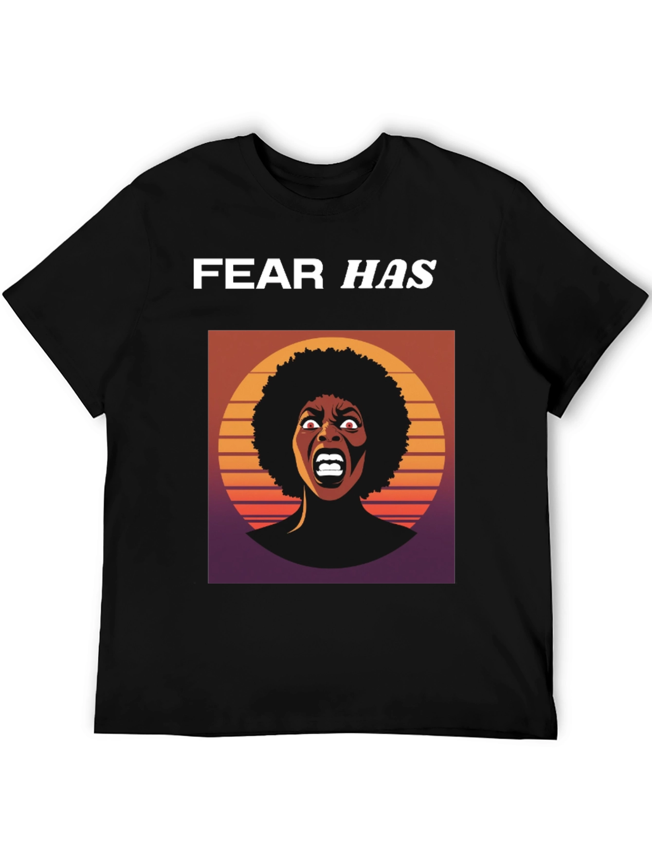 Fear Has Screaming Woman Graphic Tee