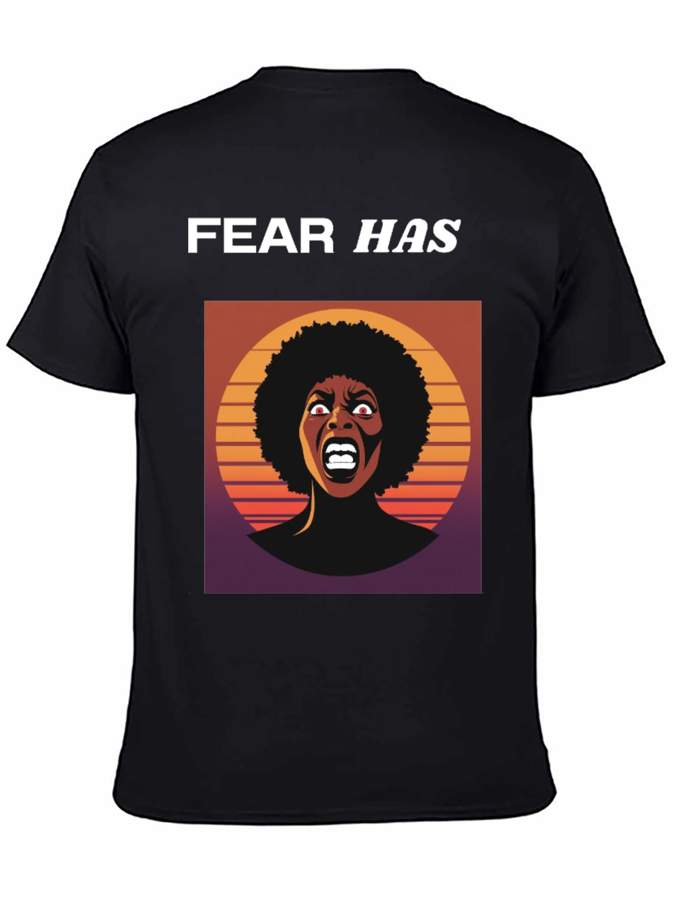 Fear Has Screaming Woman Graphic Tee