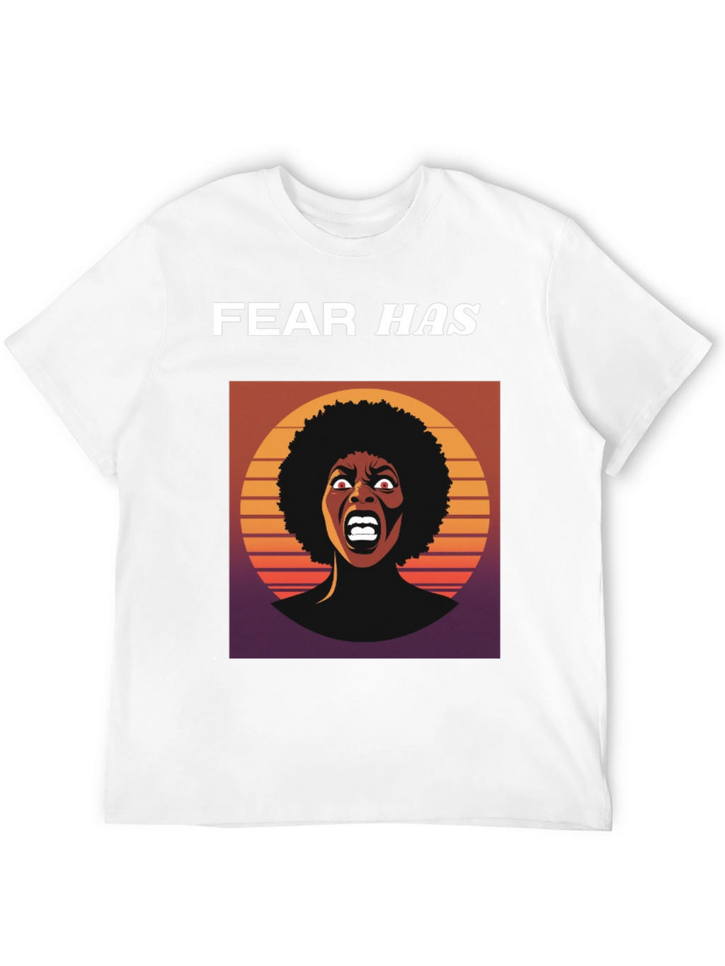 Fear Has Screaming Woman Graphic Tee