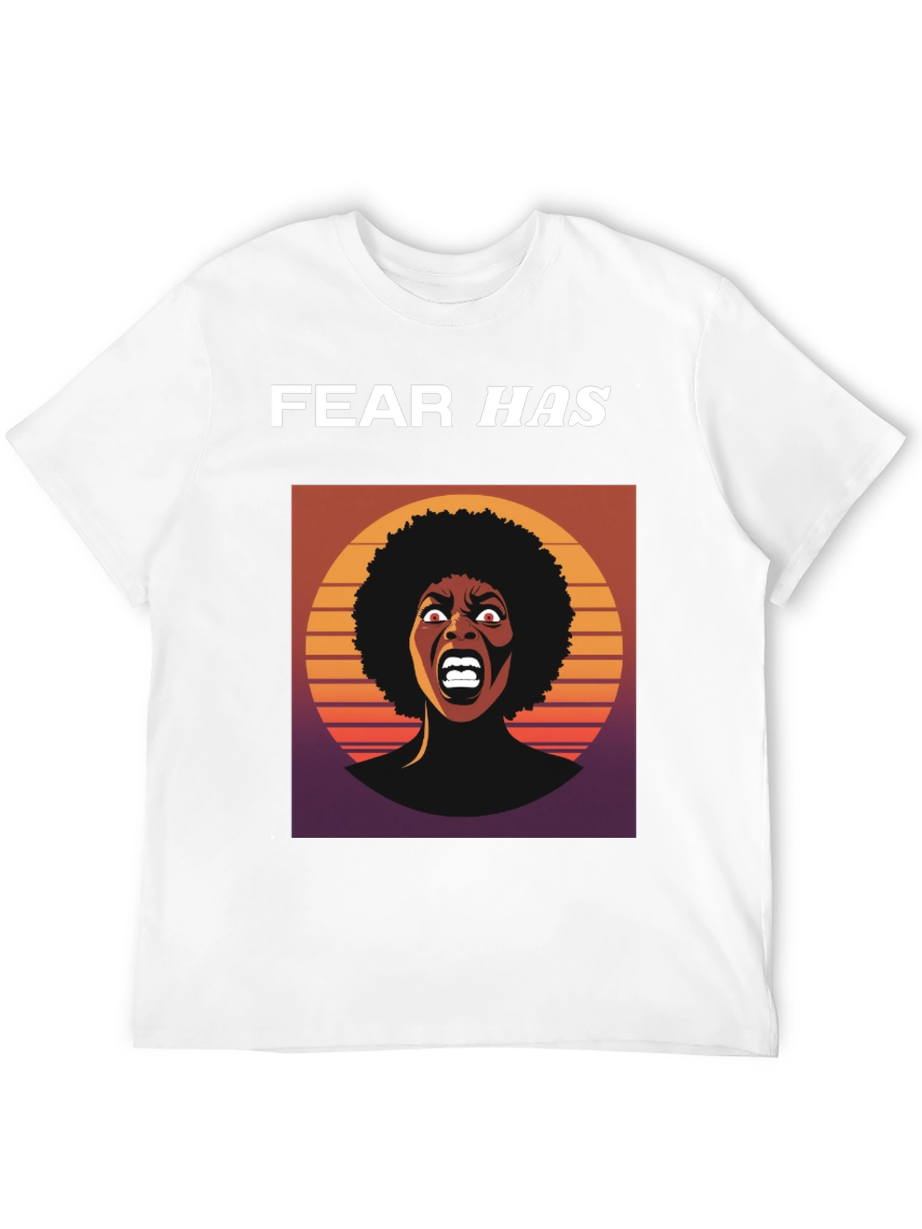 Fear Has Screaming Woman Graphic Tee