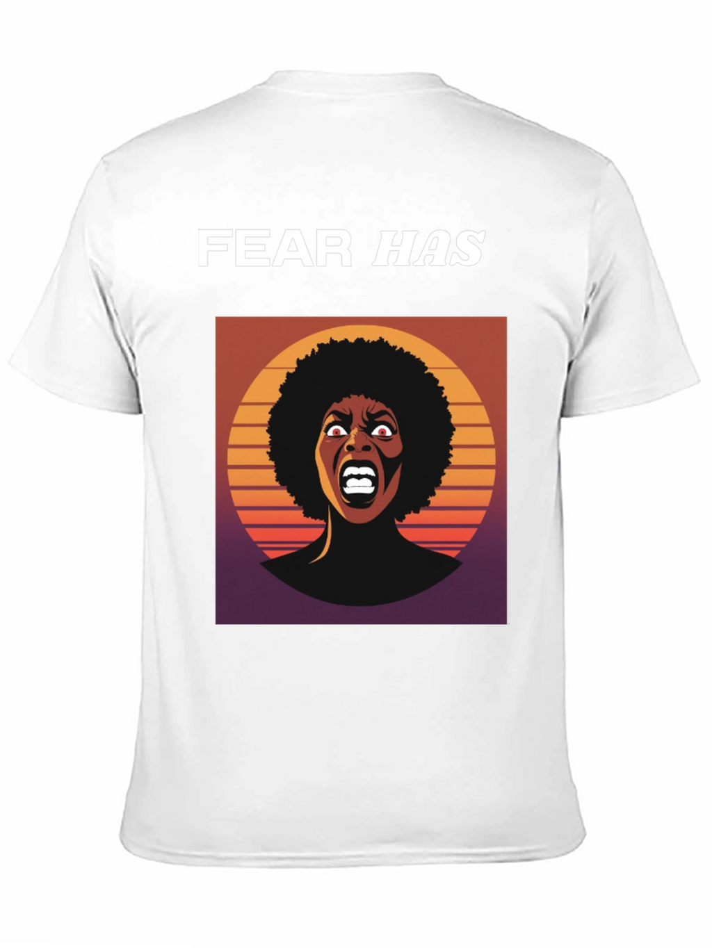 Fear Has Screaming Woman Graphic Tee