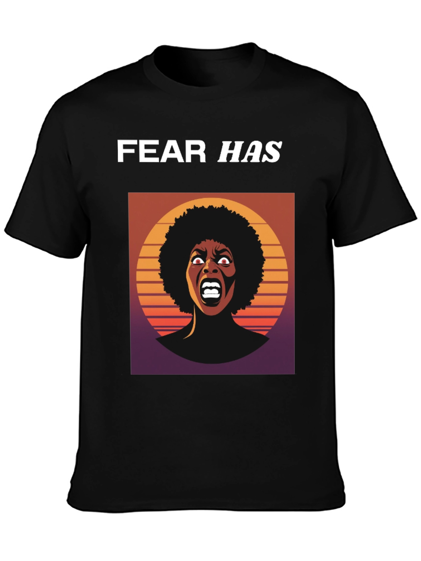 Fear Has Screaming Woman Graphic Tee