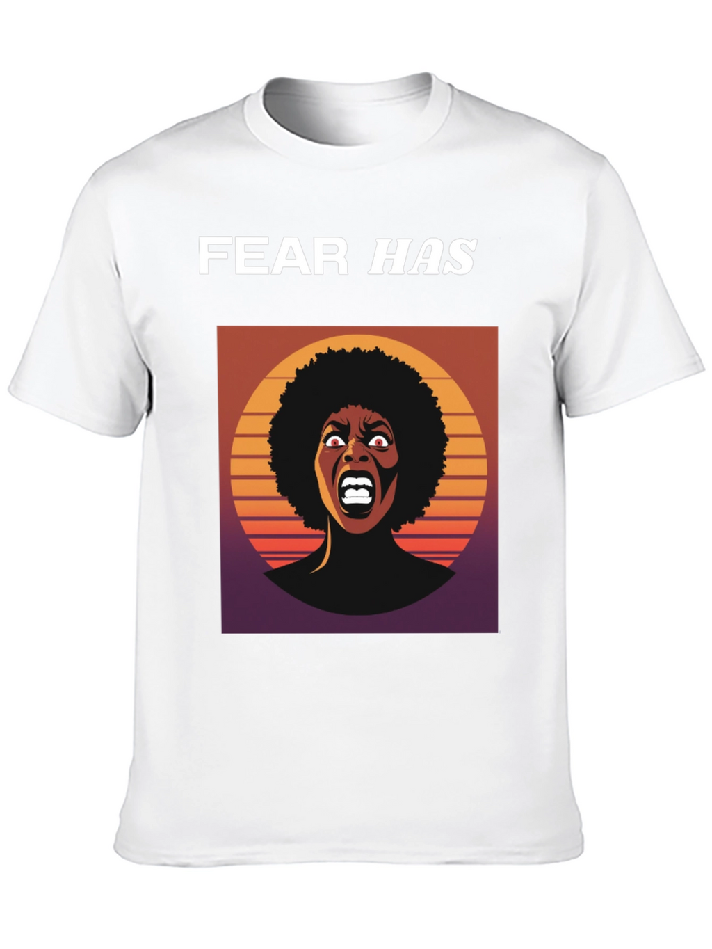 Fear Has Screaming Woman Graphic Tee