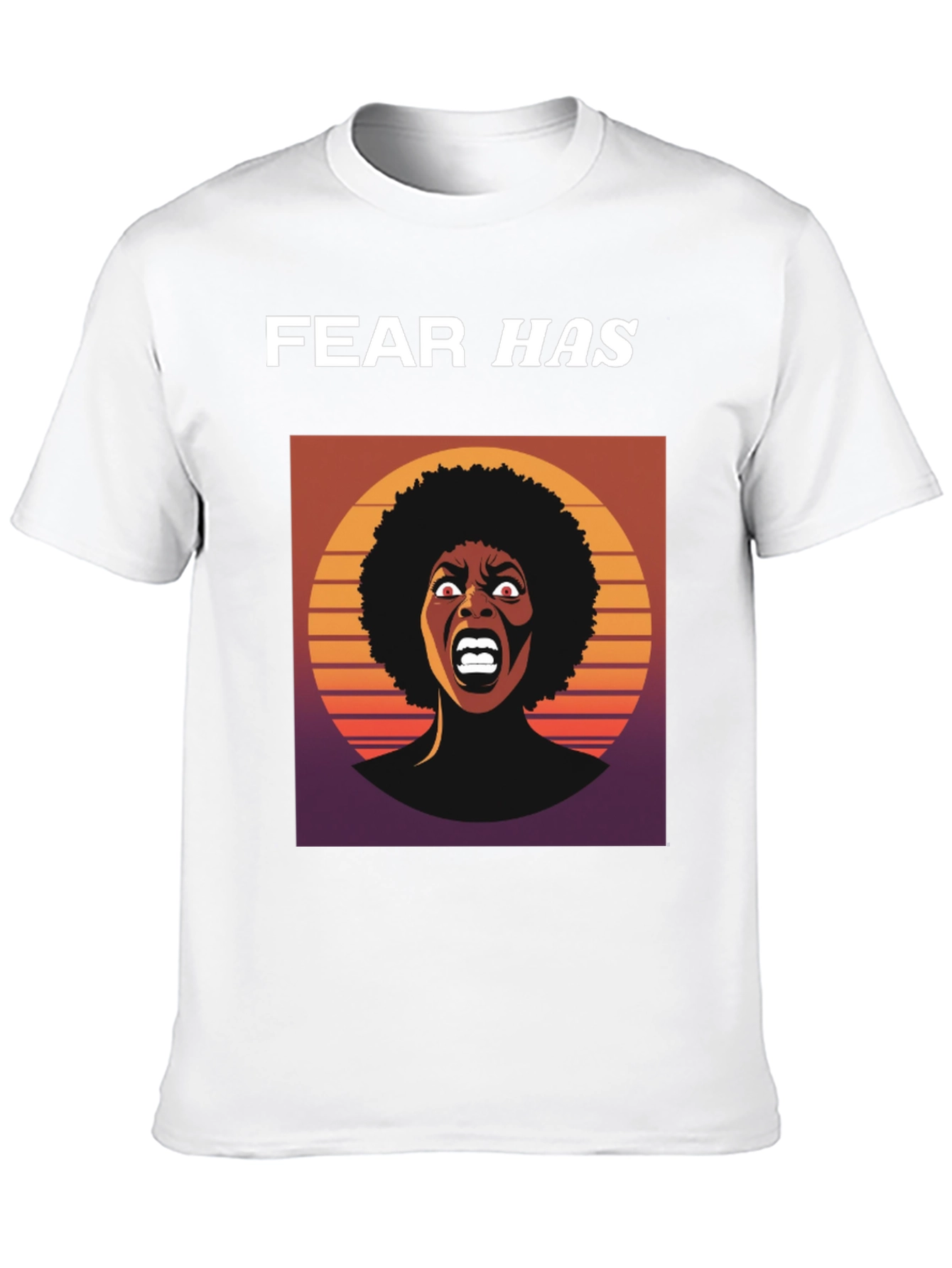 Fear Has Screaming Woman Graphic Tee
