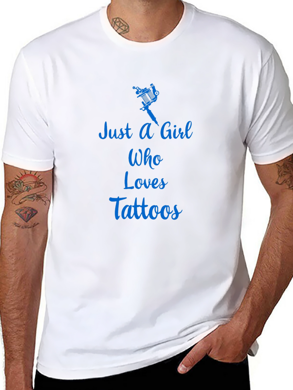 Just A Girl Who Loves Tattoos T-Shirt