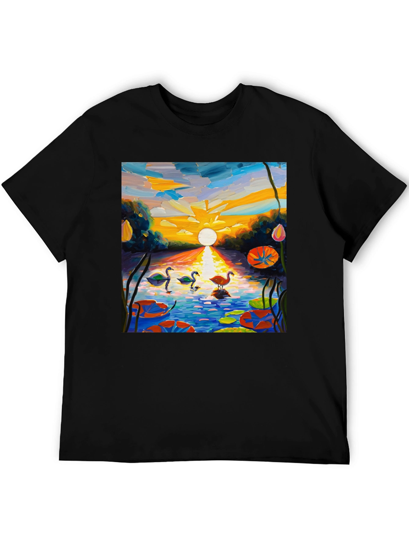 Swan Lake Impression T-Shirt