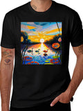 Swan Lake Impression T-Shirt