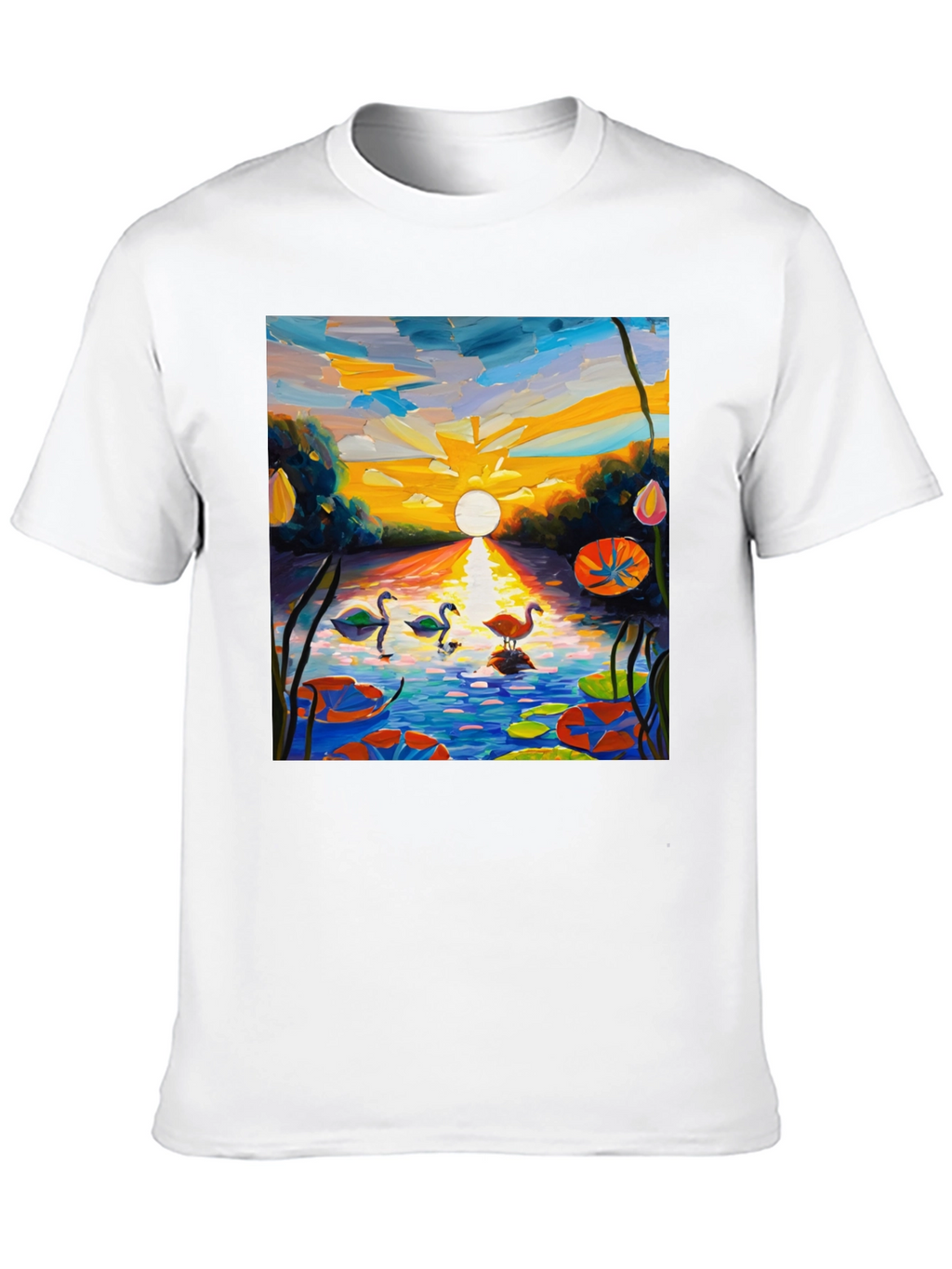 Swan Lake Impression T-Shirt