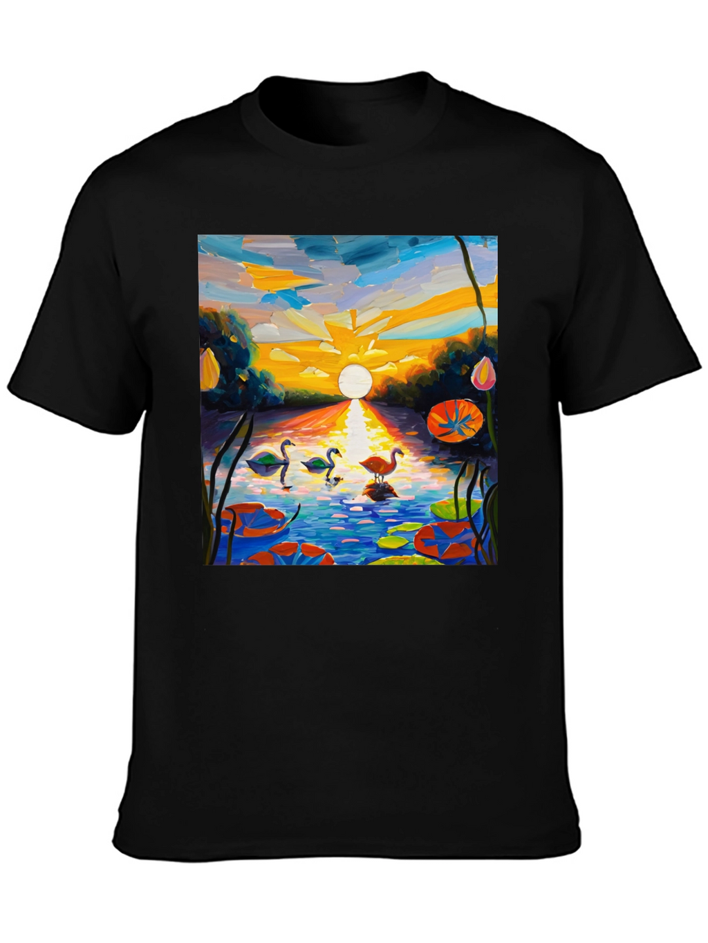 Swan Lake Impression T-Shirt