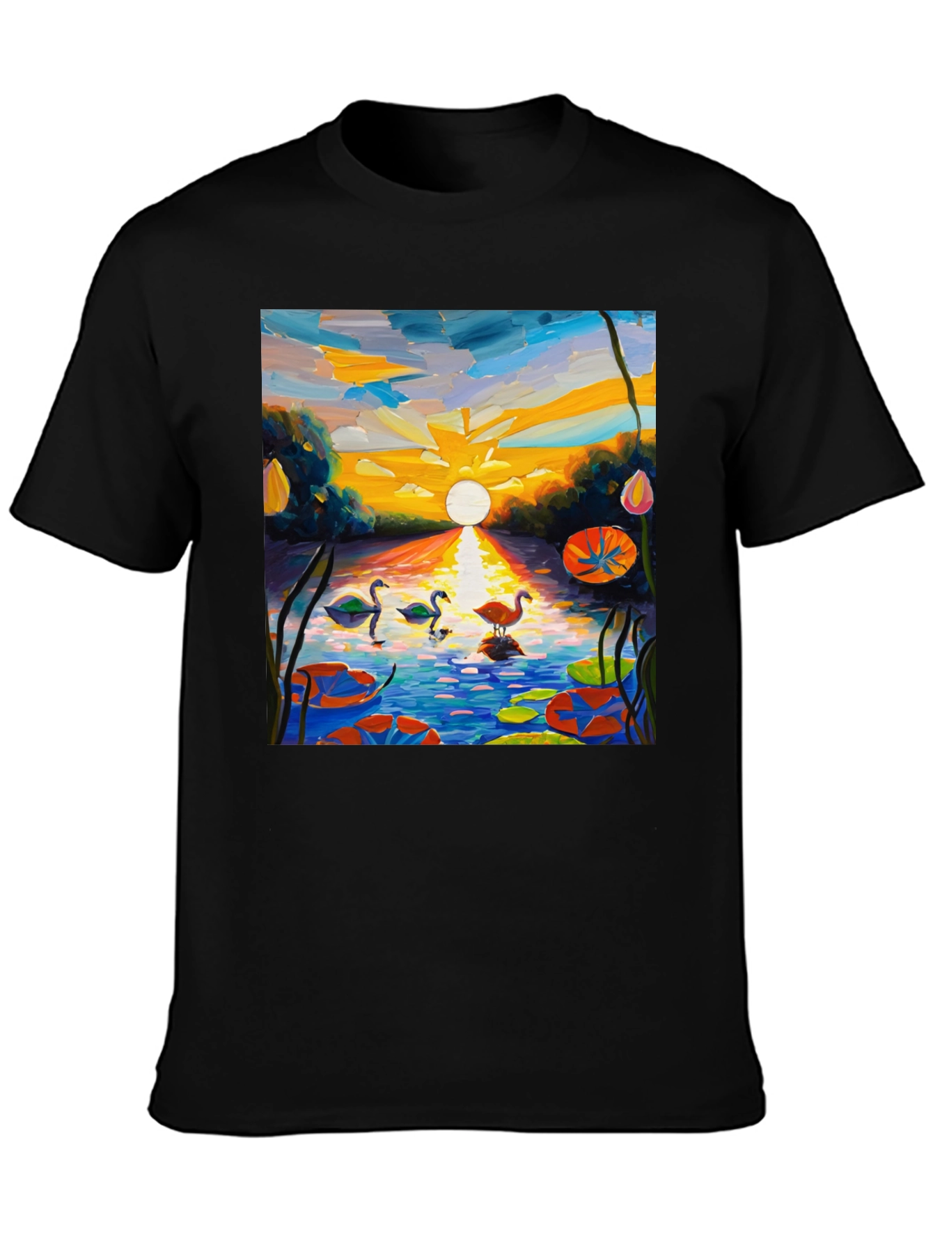 Swan Lake Impression T-Shirt