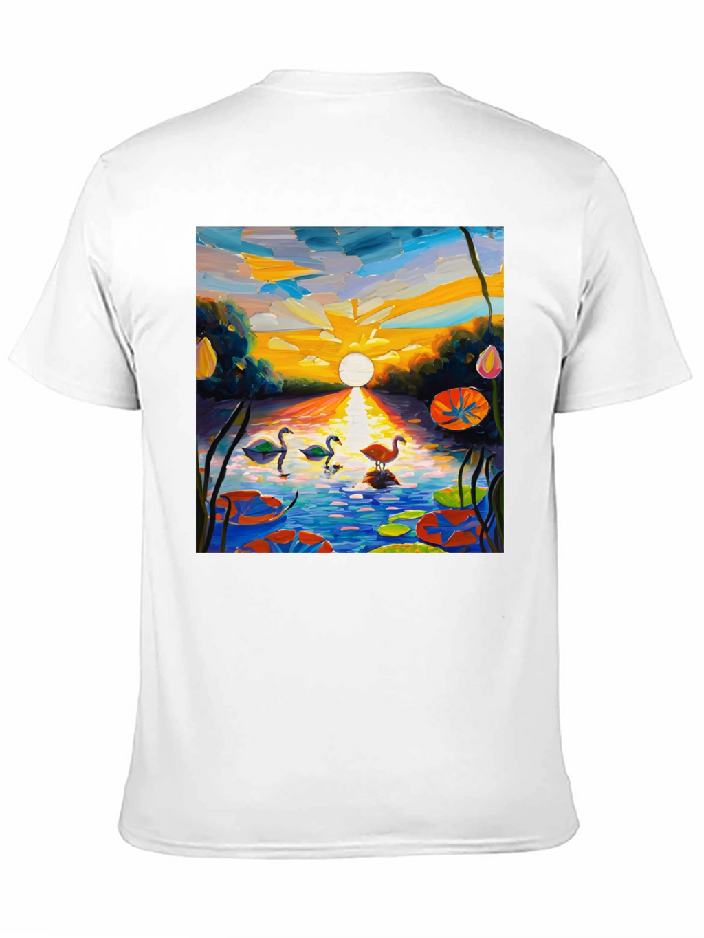Swan Lake Impression T-Shirt