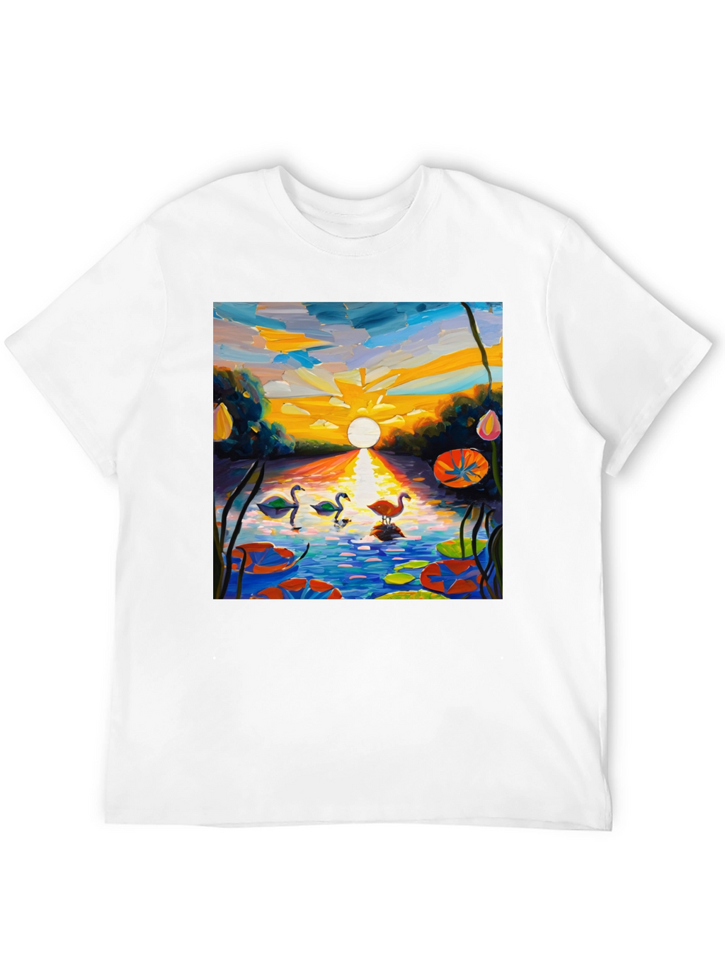 Swan Lake Impression T-Shirt