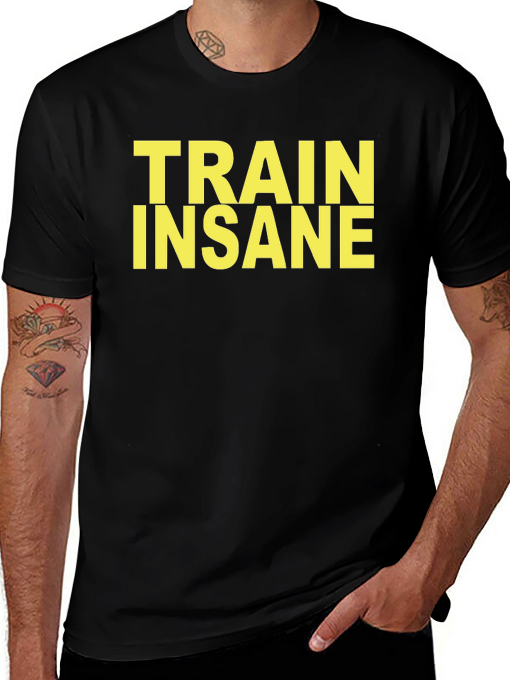 Train Insane Black T-Shirt