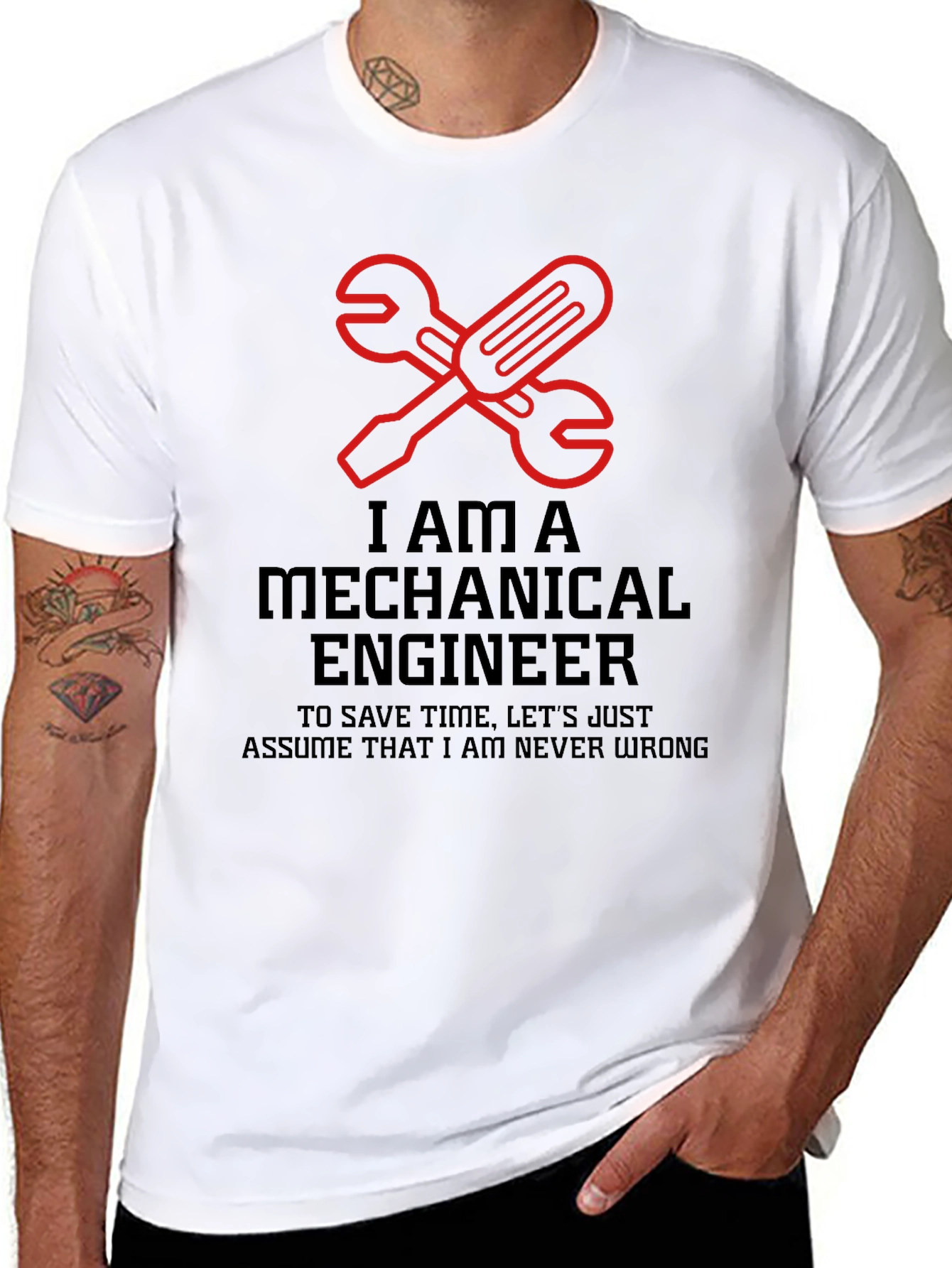 Mechanical Engineer Graphic T-Shirt