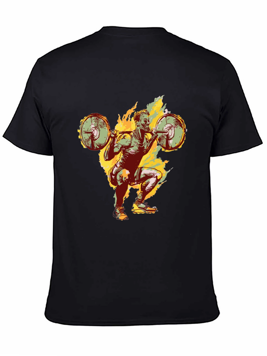 Weightlifting T-Shirt - Squat Design