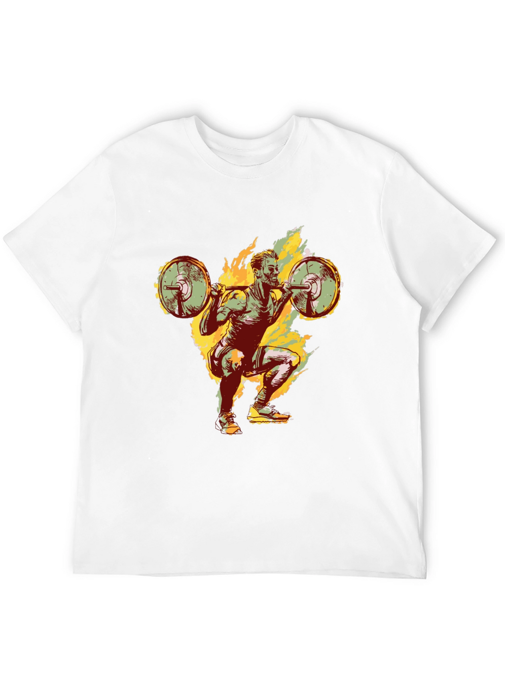 Weightlifting T-Shirt - Squat Design