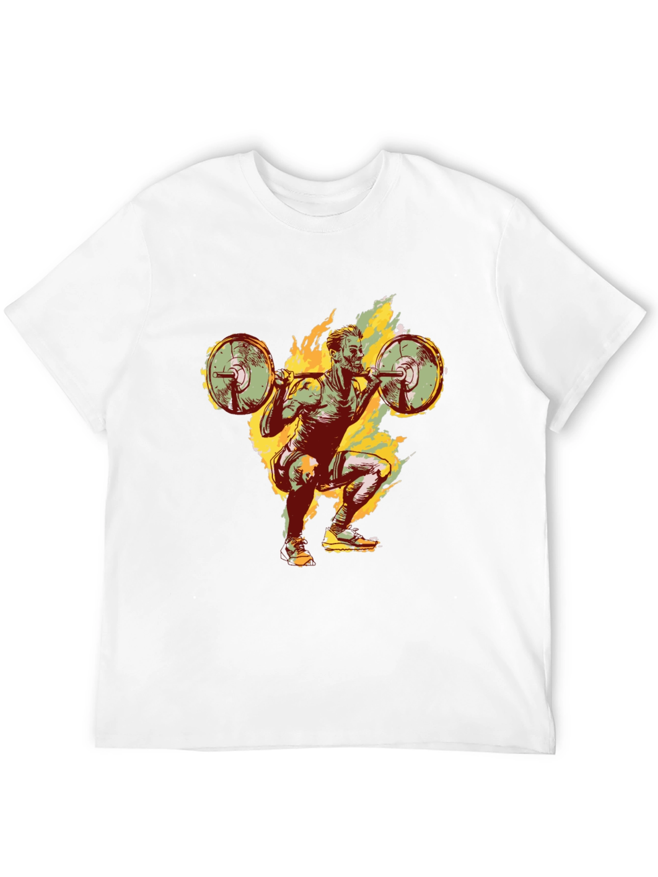 Weightlifting T-Shirt - Squat Design