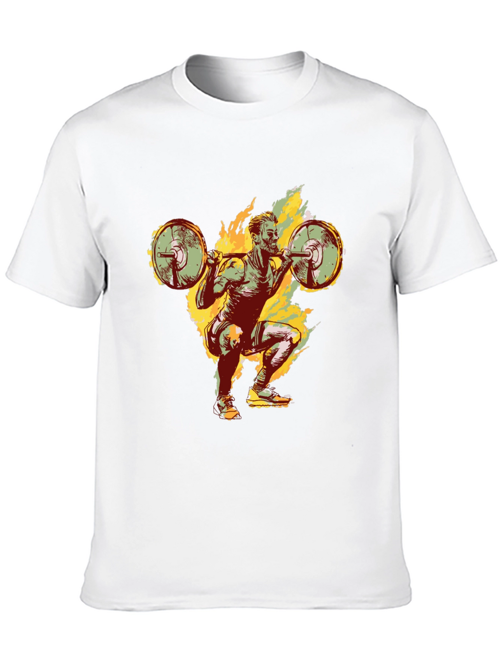 Weightlifting T-Shirt - Squat Design