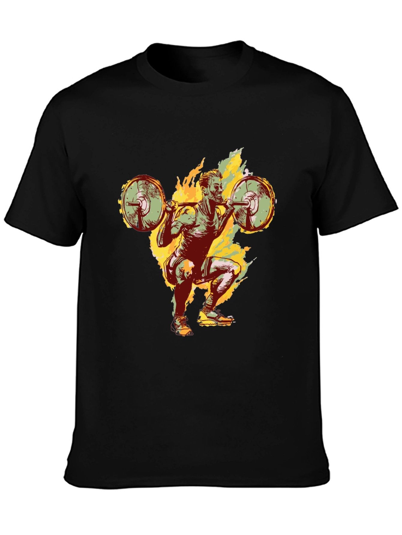 Weightlifting T-Shirt - Squat Design